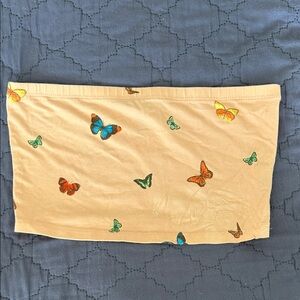 Butterfly Print Tube top